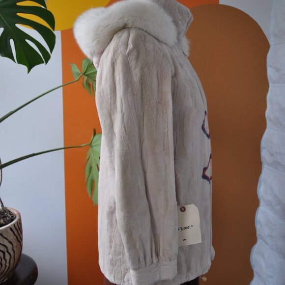 AZTEC REAL MINK COAT - Picture 5 of 13
